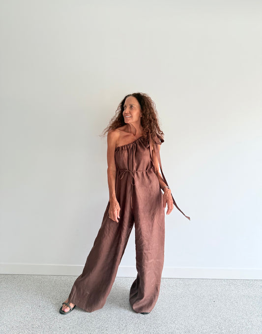 Summer Jumpsuit Chocolate